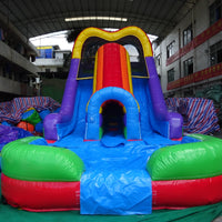 Rainbow Rush Dual Lane Water Slide