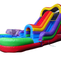 Rainbow Rush Dual Lane Water Slide
