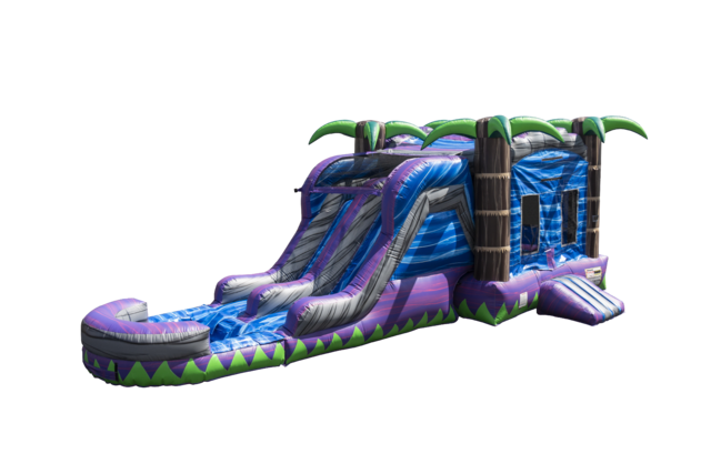 Purple Crush Combo Bounce House with Slide