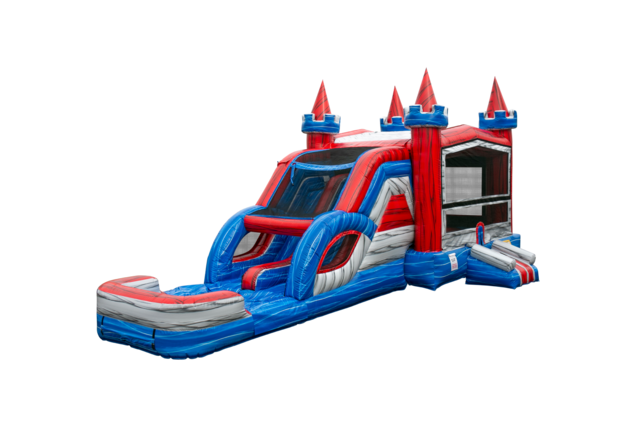 Spider Combo Bounce House with Slide