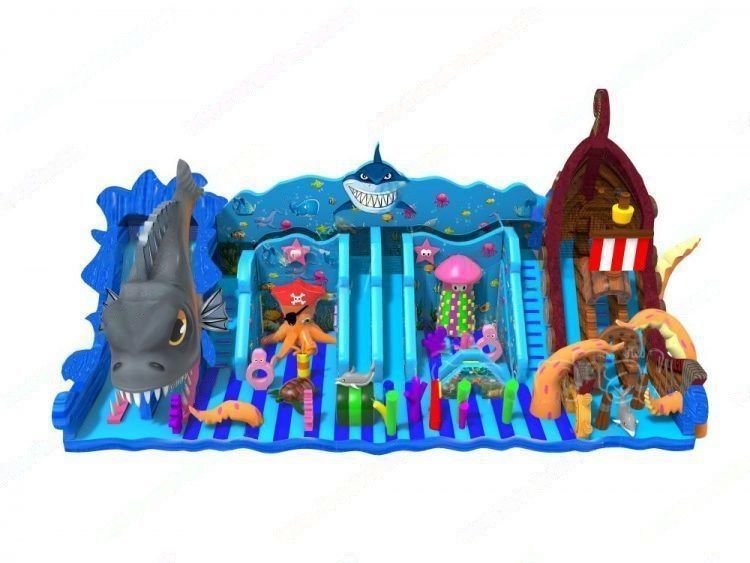 Large Ocean Inflatable Playground