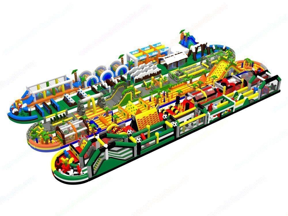 229ft Multi-Theme Inflatable Obstacle Course
