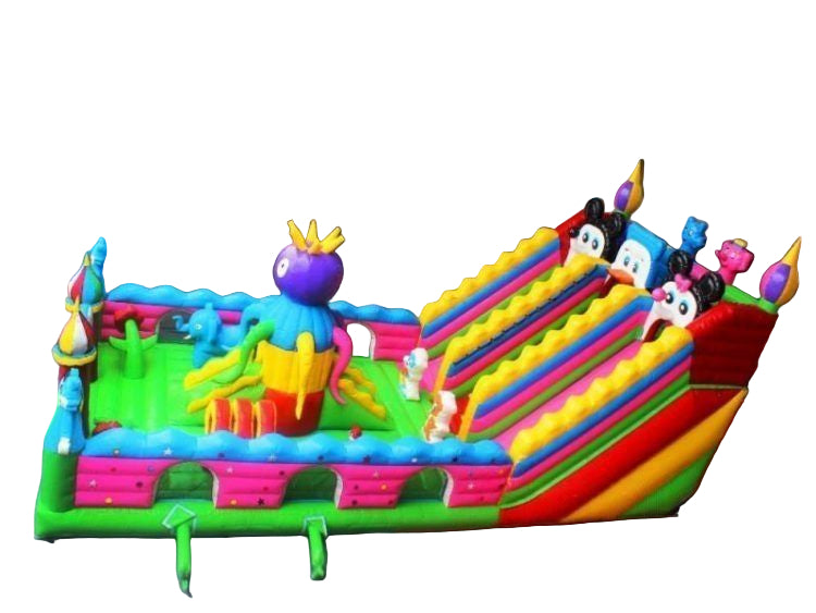 Cartoon Animals Inflatable Playground