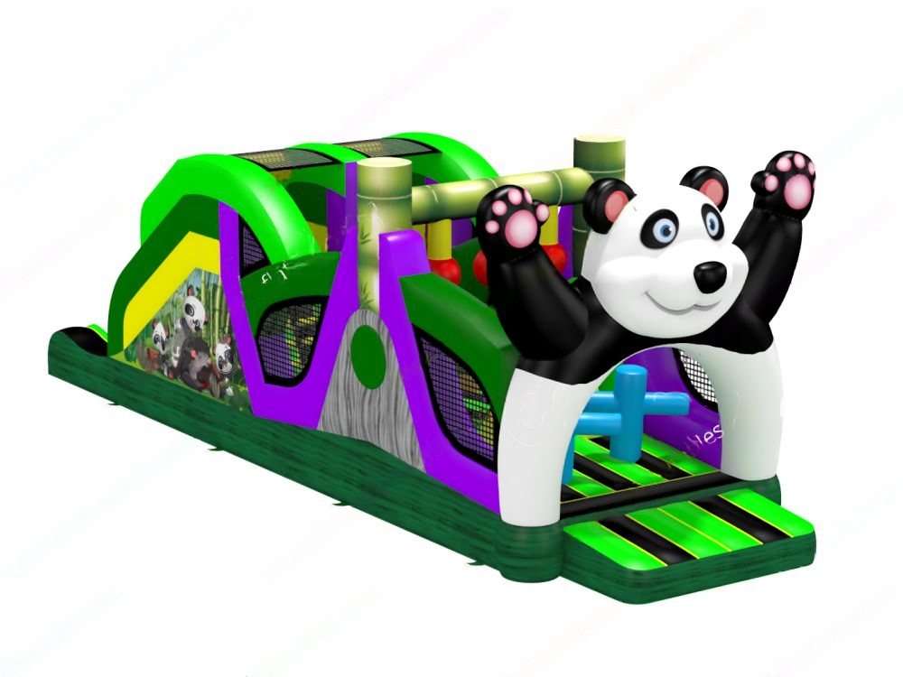 Panda Quest Inflatable Obstacle Course