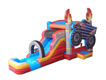 Monster Truck Combo Bouncer Slide