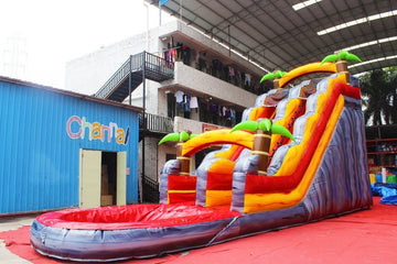 Fruit Beach Party Inflatable Water Slide