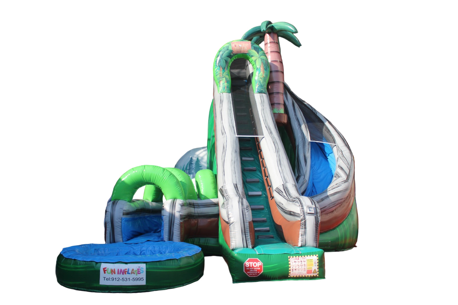 The Tiki Plunge Water Slide