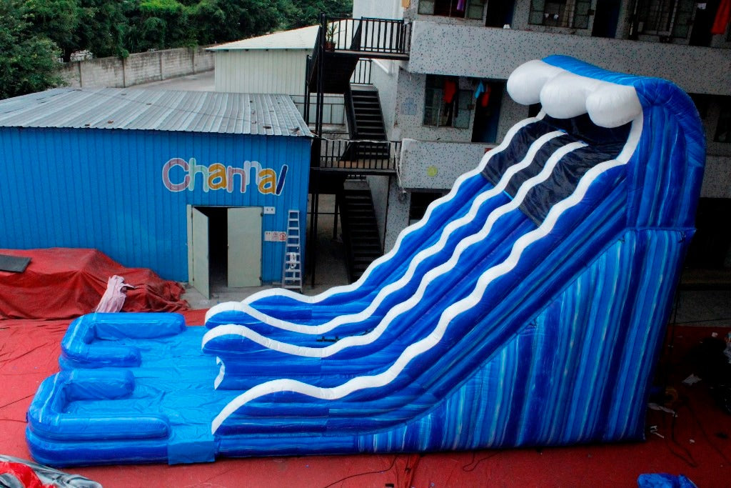 Wild Blue Rapids Waterslide
