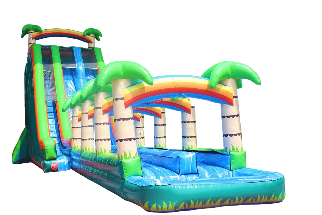 Tropical Waterfall Water Slide