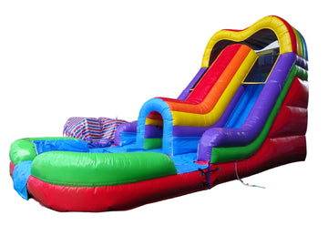 Rainbow Rush Dual Lane Water Slide