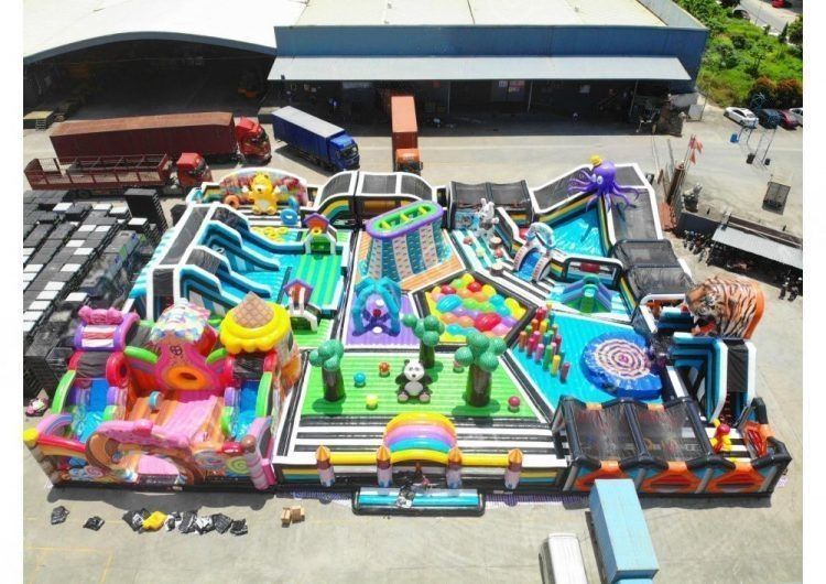 Gigantic Inflatable Park