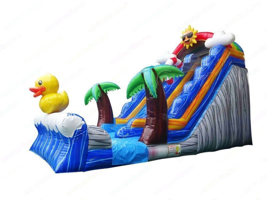 Tropical Water Slide w/ Yellow Duck