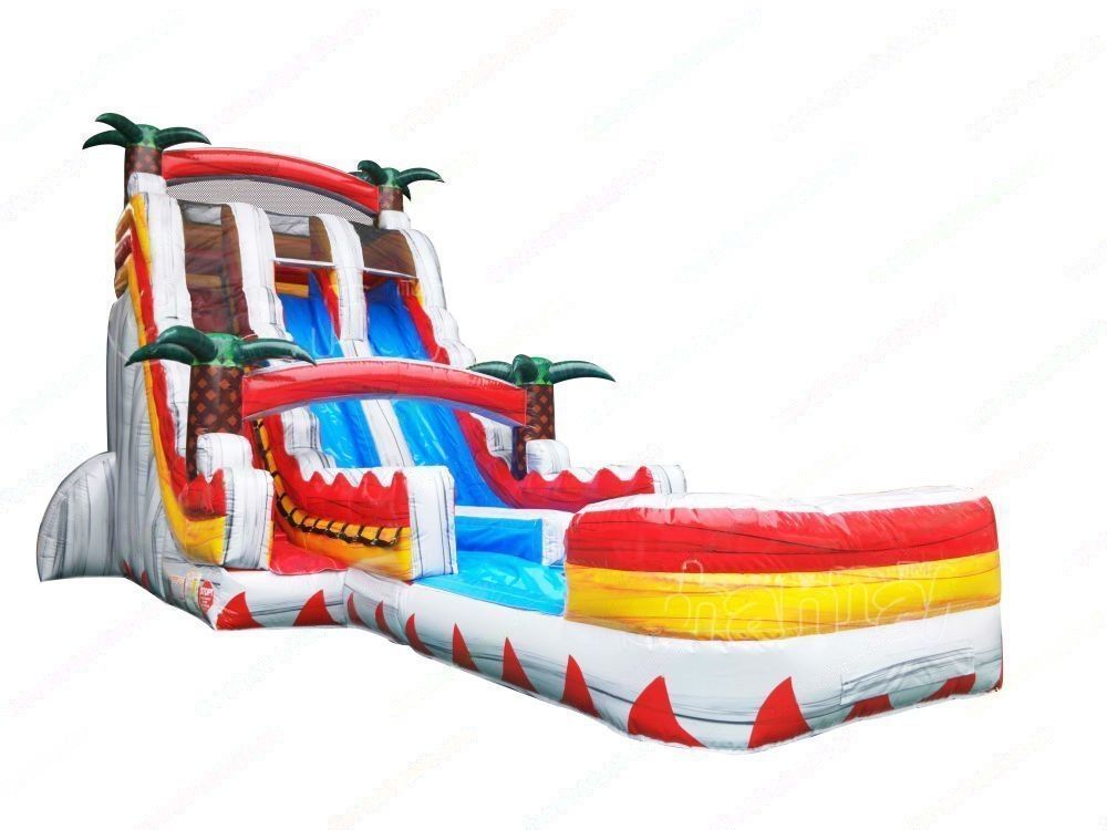 Red Tropics Water Slide