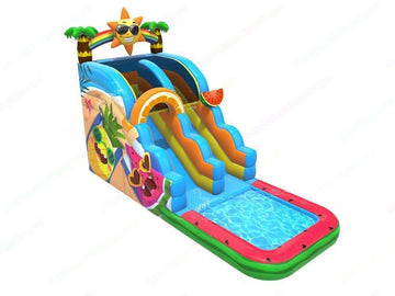 Beach Fruits Inflatable Water Slide