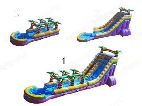 Jungle Water Slide with Slip Slide