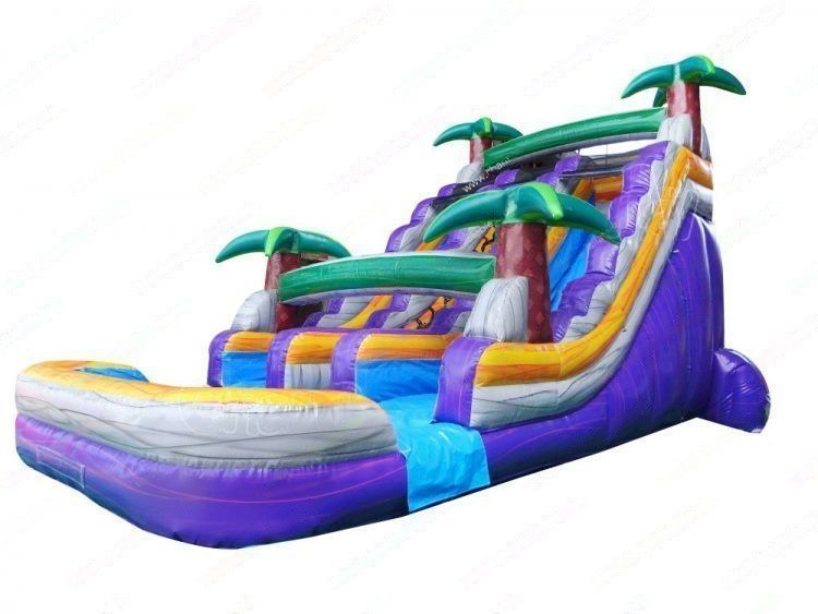 Purple Tropical Water Slide