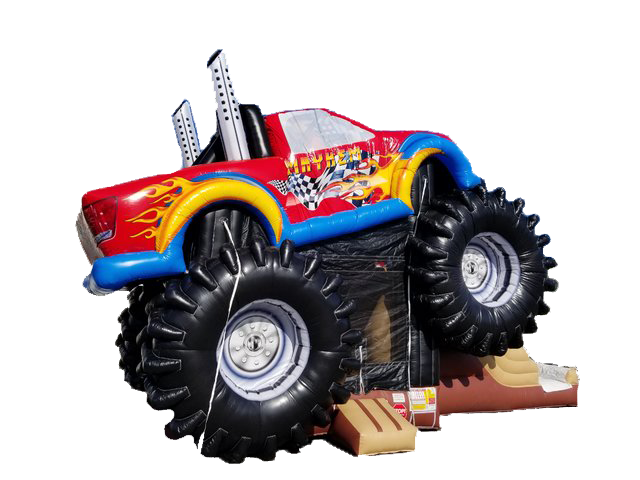 Mayhem Monster Truck Bounce House Combo