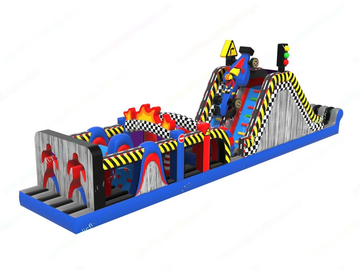 Race Car Inflatable Obstacle Course