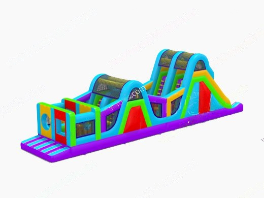 Water Slide Obstacle Course