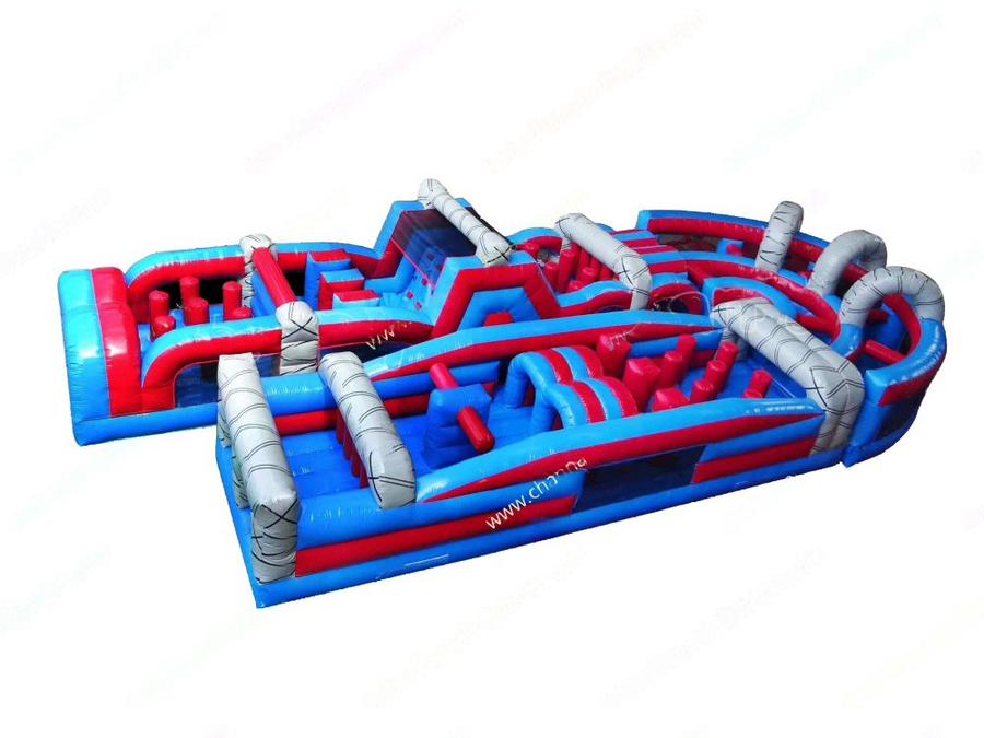 U Turn Inflatable Obstacle Course